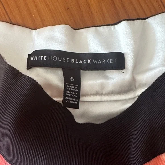 White House Black Market Multicolor Floral A-Line Skirt - Picture 4 of 5